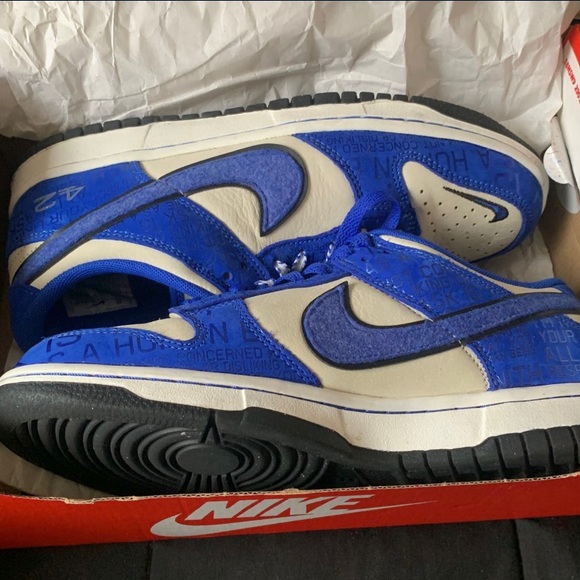 Nike Dunk Low (GS) Jackie Robinson Anniversary Dunks - Picture 1 of 5